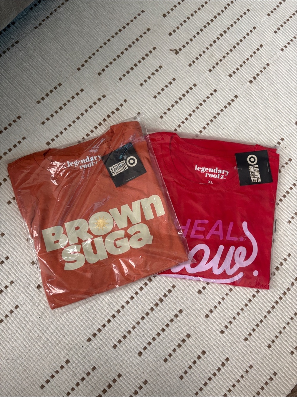 "Brown Suga" Short Sleeve Tee &   “Heal Grow Bloom” Short Sleeve Tee